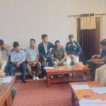 सुर्खेत बहुमुखी क्याम्पसले गरेको शुल्कवृद्धि फिर्ताको माग गर्दै आन्दोलन