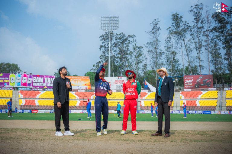 विश्वकप लिग-२: ओमानविरुद्ध पहिले बलिङ गर्दै नेपाल